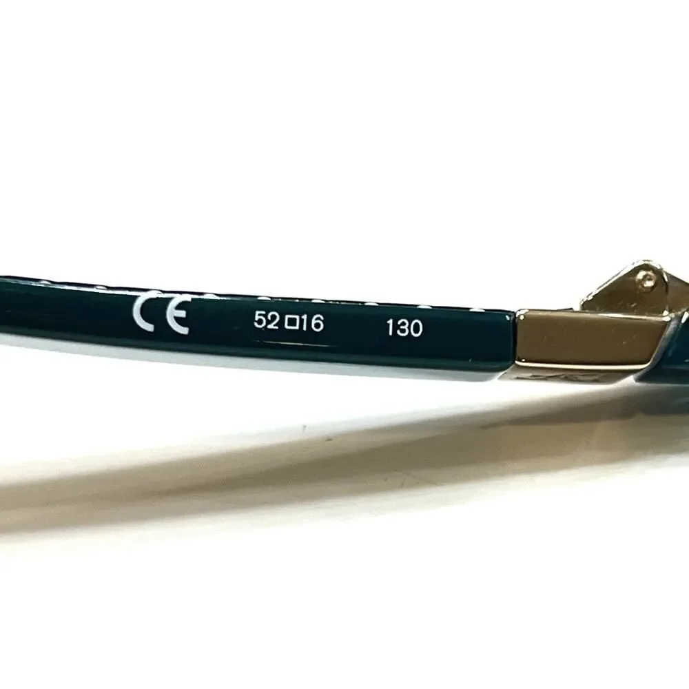 NEW Diane von Furstenberg DVF 5064 481 Glossy Bluegreen Eyeglass Frame 52-16-130